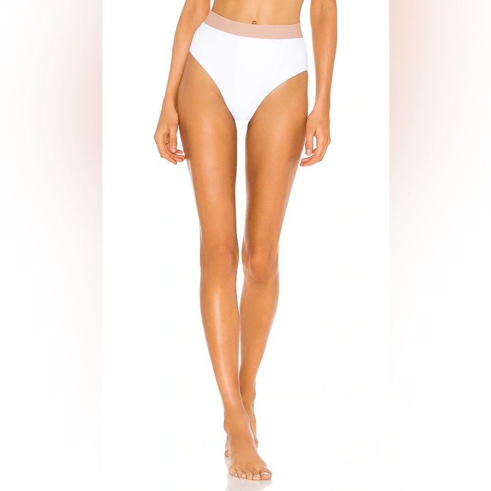 House of Harlow X REVOLVE Veda High Waist Bottom in White & Nude